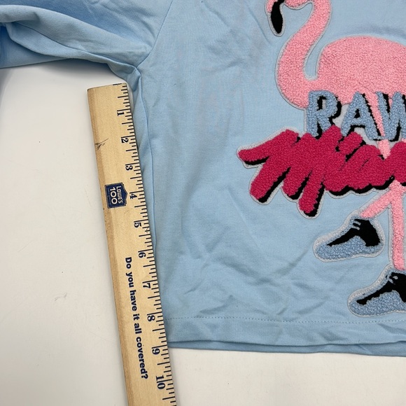 NWT RAW OWN THE NOW MENS GRAPHIC PATCH BLUE PINK MENS 2 POCKET SOFT TOUCH SHORTS - Picture 7 of 8